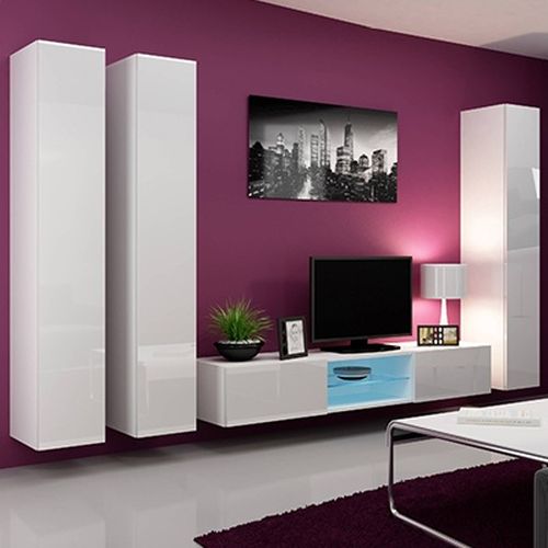 Balta mat (korpus)/balta blizgi (priekis) 18 Balta mat (korpus)/balta blizgi (priekis) 18