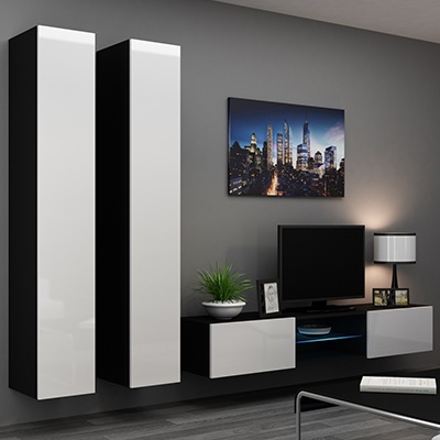 Juoda mat (korpus)/balta blizgi (priekis) 19 Juoda mat (korpus)/balta blizgi (priekis) 19