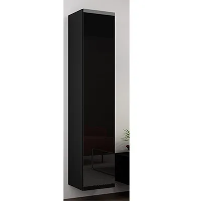 Juoda mat (korpusas)/juoda blizgi (priekis ) vitrina 180