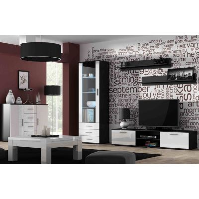 Priekis baltas blizgus/juodas matinis Priekis baltas blizgus/juodas matinis