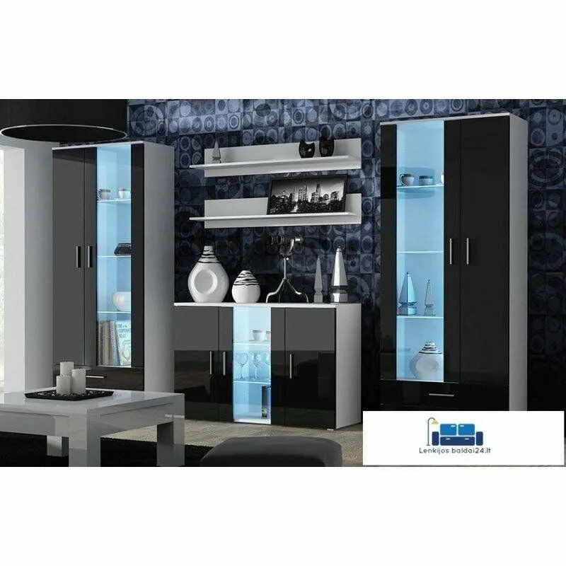 BA-ME100370-2 Moderni komoda Soho su stalčiais ir minimalistiniu dizainu