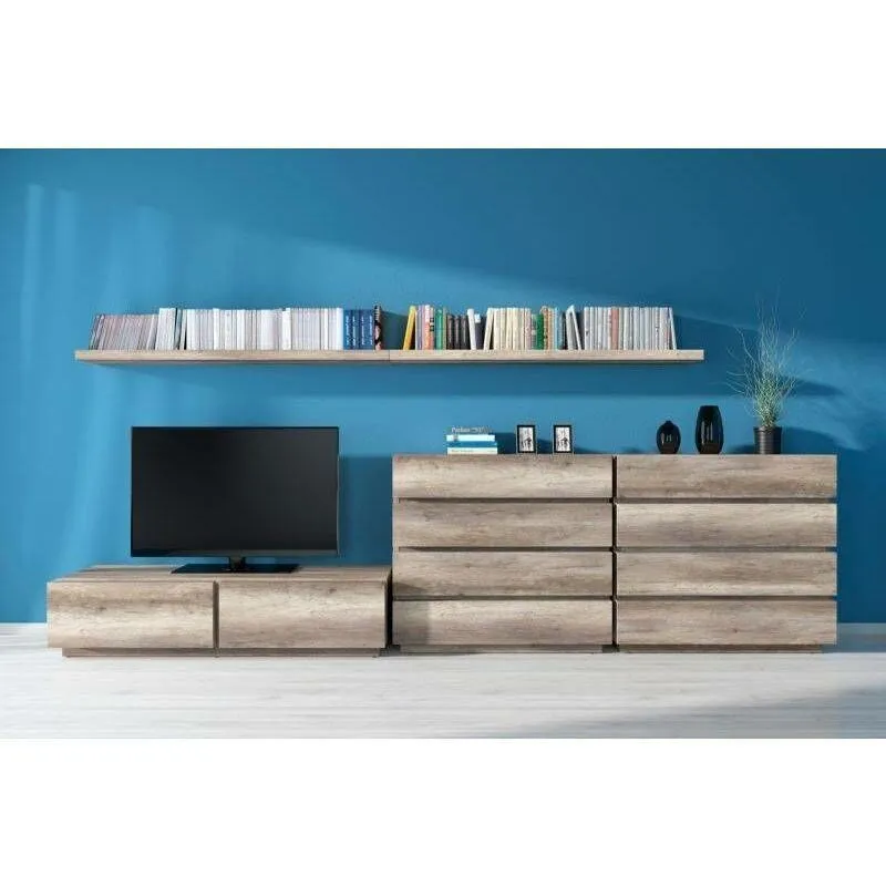BA-RW100059-7 Komoda Anticca stilinga medinė komoda su elegantišku dizainu