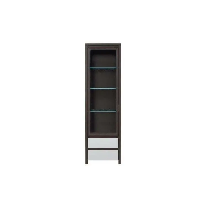 BA-RW100346-12 Moderni vitrina Kaspian su stiklinėmis durelėmis svetainei