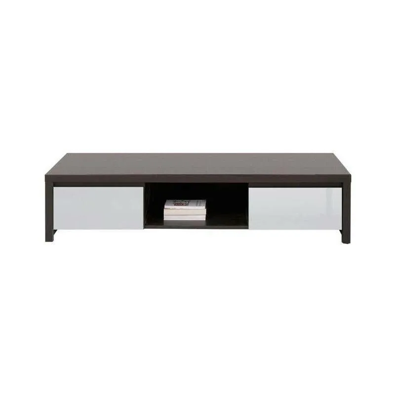 BA-RW100347-10 Modernus TV staliukas Kaspian su lentynomis ir stalčiais