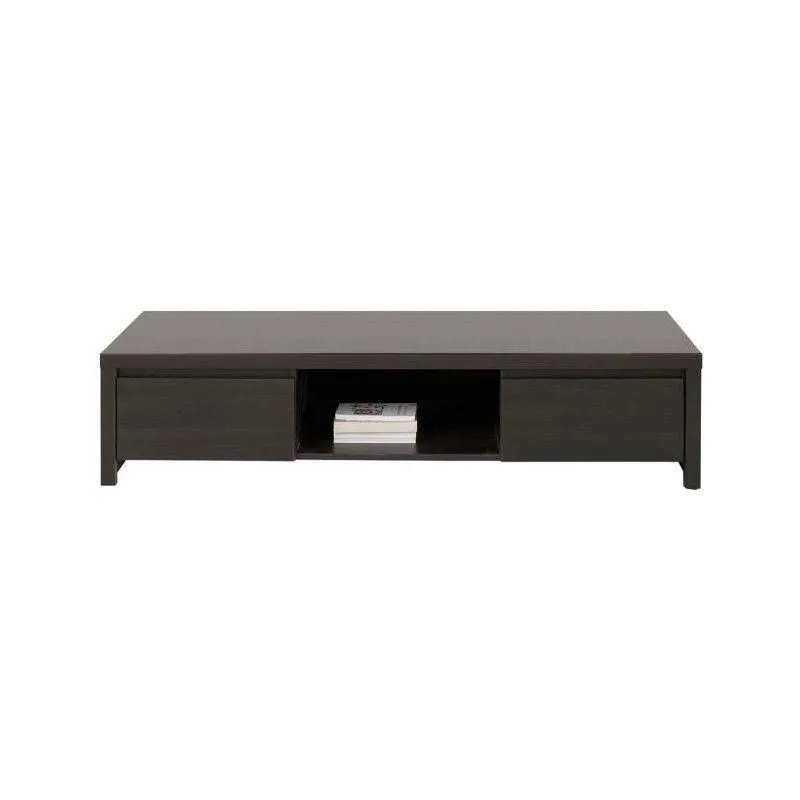 BA-RW100347-11 Modernus TV staliukas Kaspian su erdviomis lentynomis