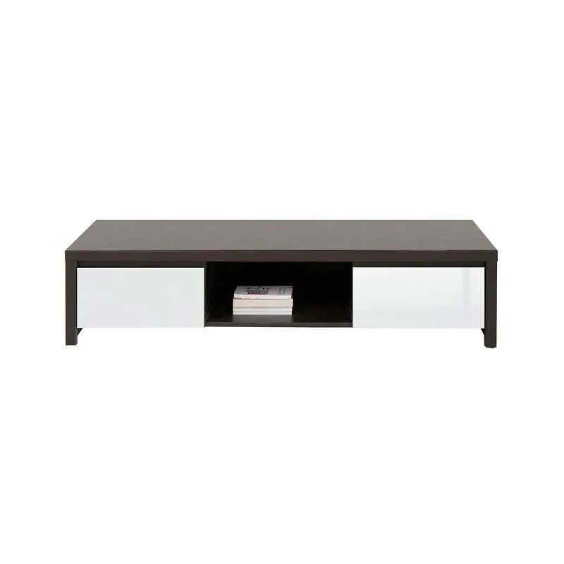 BA-RW100347-9 Modernus TV staliukas Kaspian su lentynomis ir stalčiais