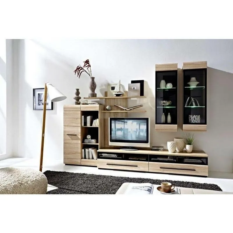 BA-RW100812-5 Modernus TV staliukas Fever su lentynomis ir stalčiais