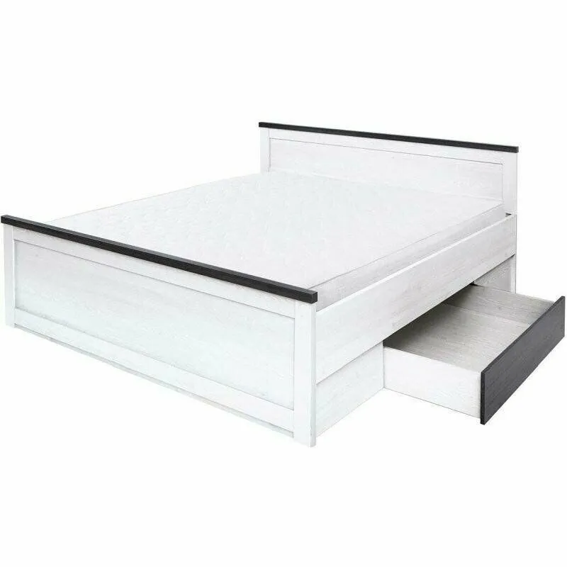 BA-RW101362-2 Moderni Luca 160 dvigulė lova su minkštu galvūgaliu