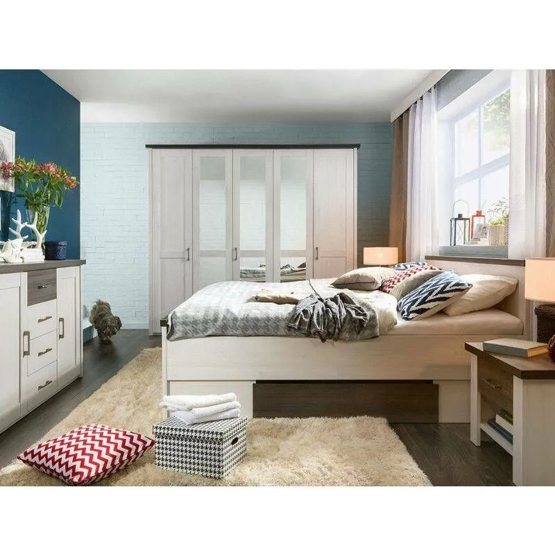 BA-RW101363-2 Miegamojo komplektas Luca 160 moderniam stilingam interjerui