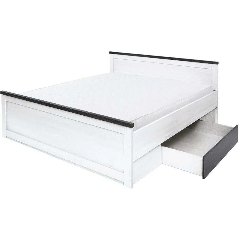 BA-RW101366-2 Moderni dvigulė Lova Luca 180x200 cm su minkštu galvūgaliu