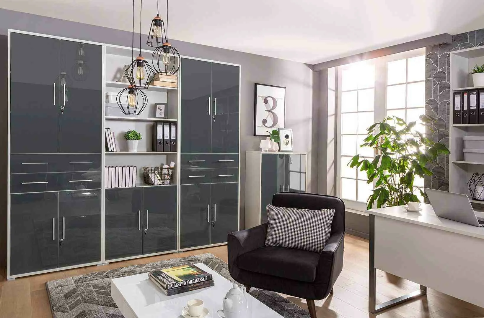 BA-RW105325-9 Moderni lentyna RW105325 su elegantišku dizainu ir lentynomis