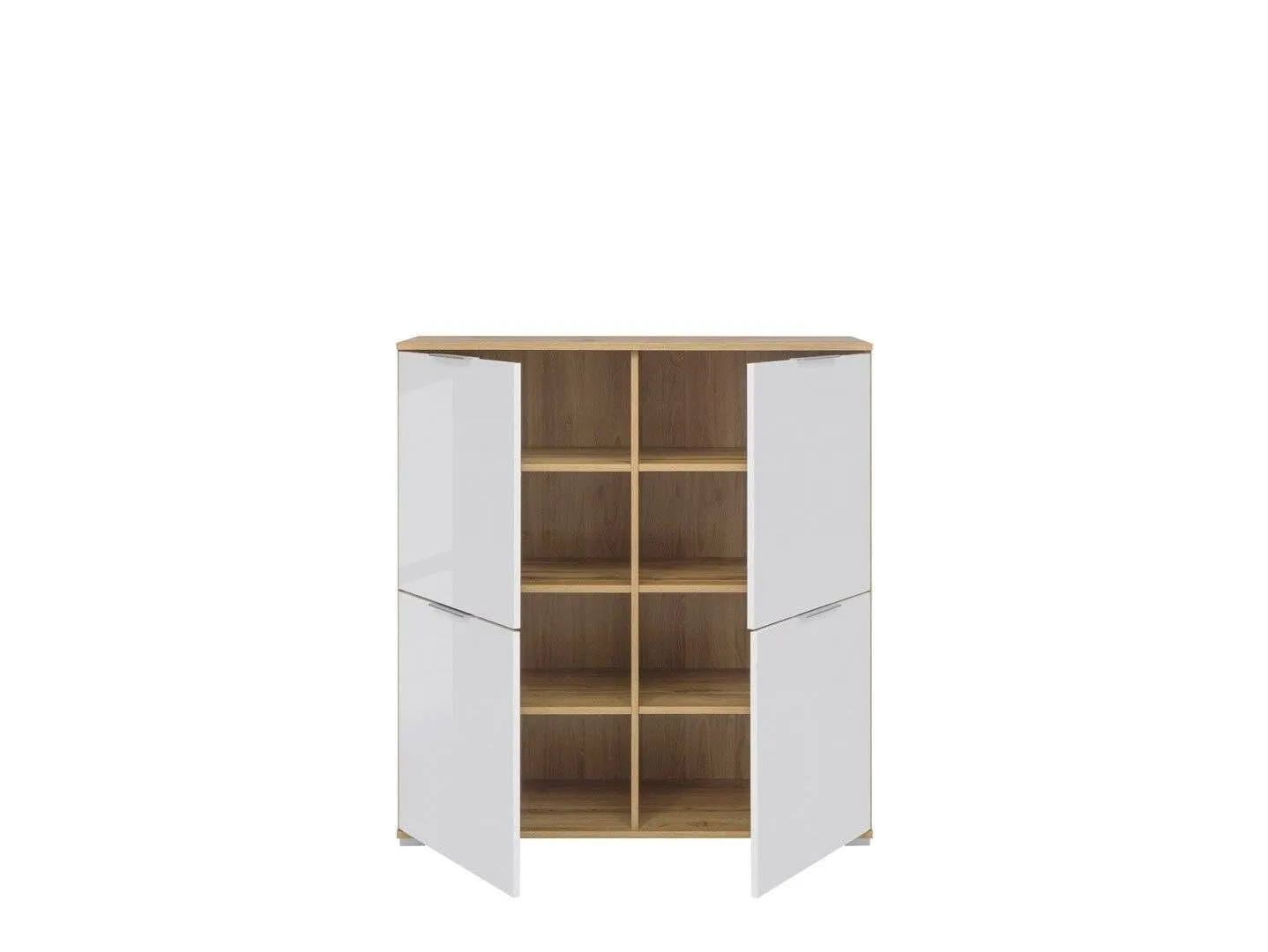 BA-RW105525-3 Moderni spinta RW105525 su erdviomis lentynomis ir durelėmis