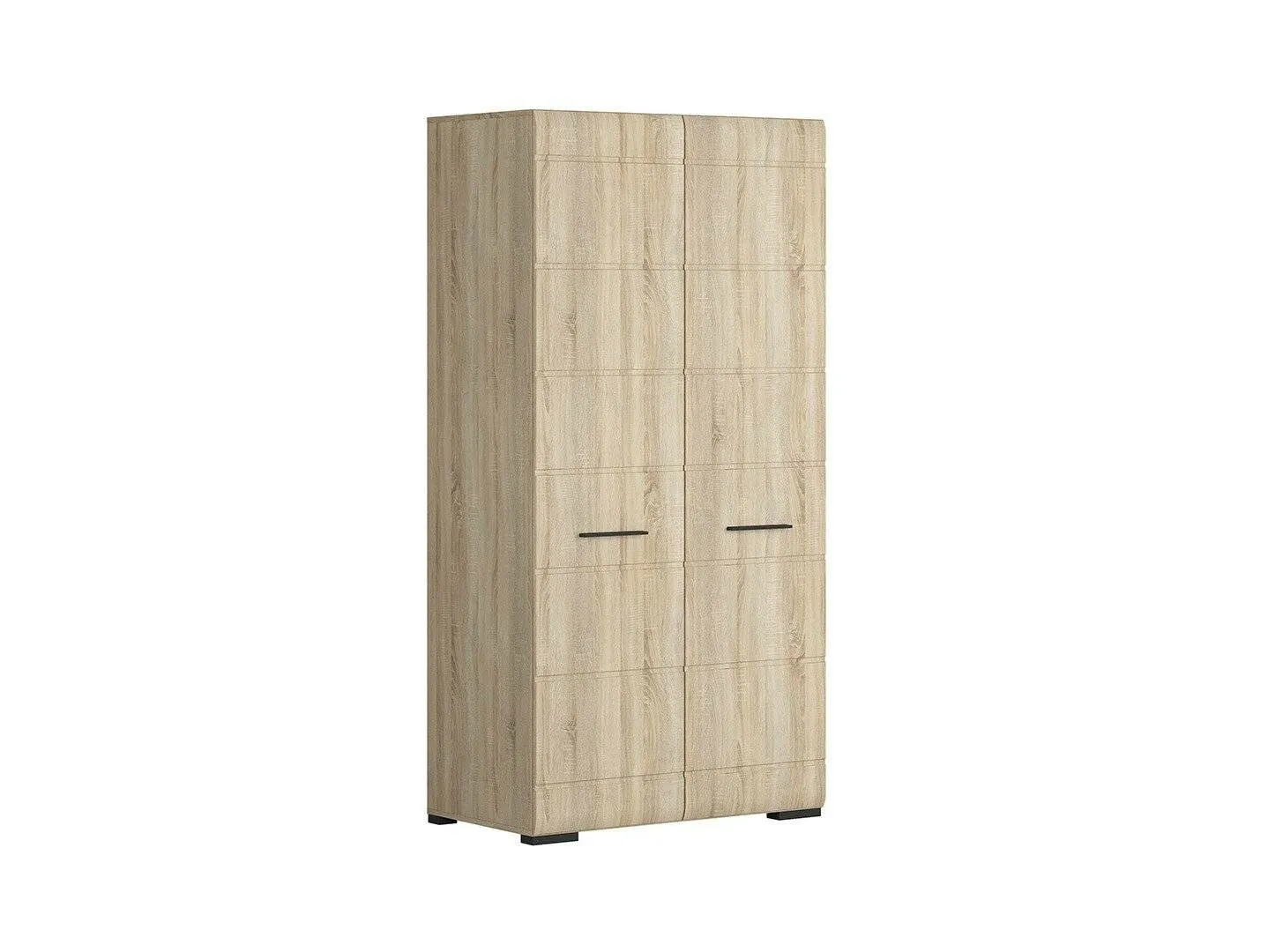 BA-RW105732-2 Moderni drabužių spinta su stumdomomis durimis ir lentynomis