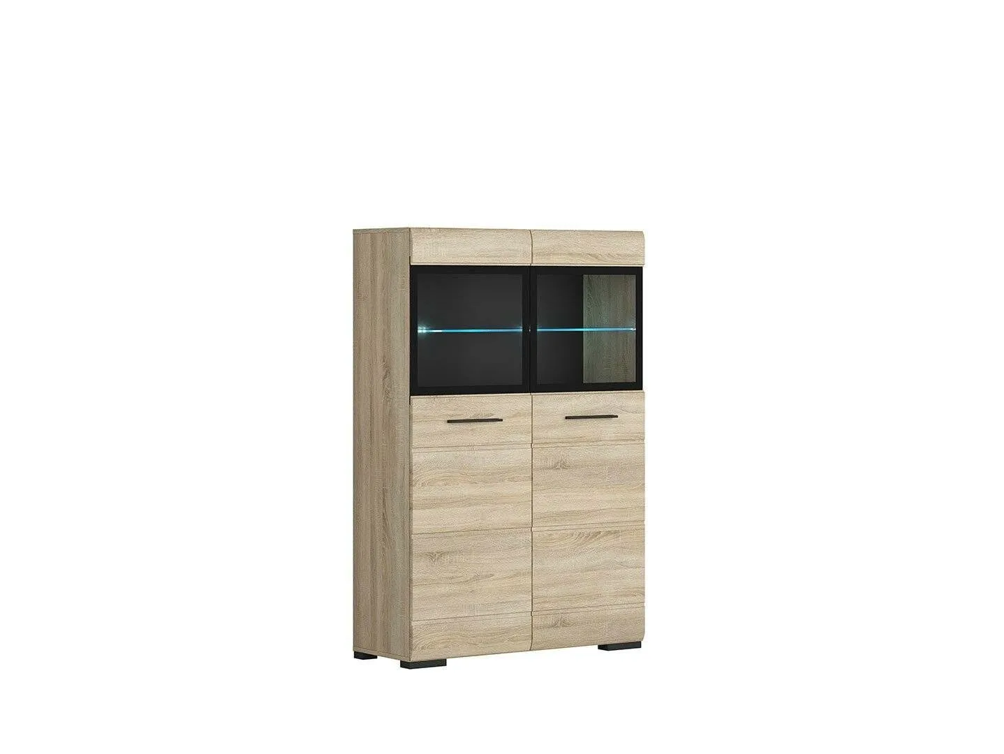 BA-RW105817-2 Moderni vitrinos spintelė RW105817 su stiklinėmis durelėmis