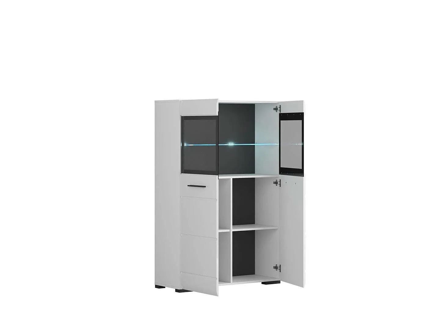 BA-RW105817-7 Moderni vitrinos spinta RW105817 su stiklinėmis durelėmis