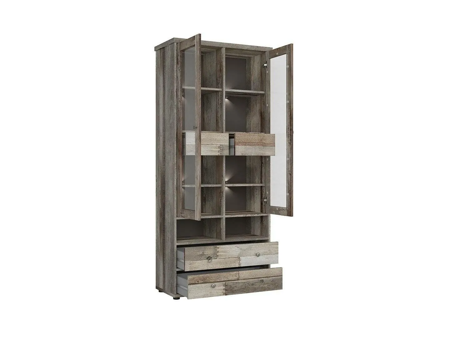 BA-RW105820-3 Moderni vitrinos spintelė RW105820 su stiklinėmis durelėmis