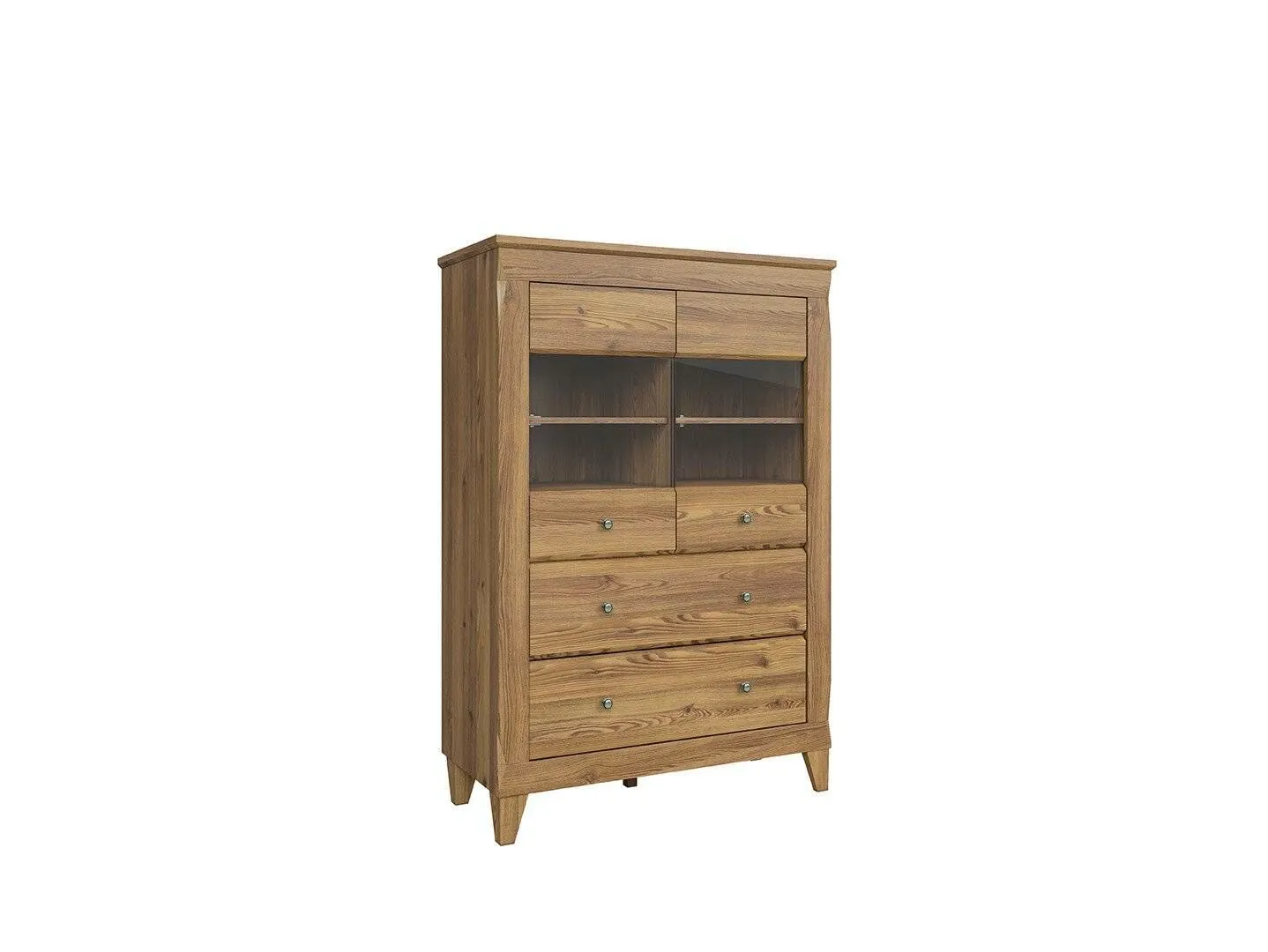 BA-RW105829-2 Moderni vitrinos spintelė RW105829 su stiklinėmis durelėmis