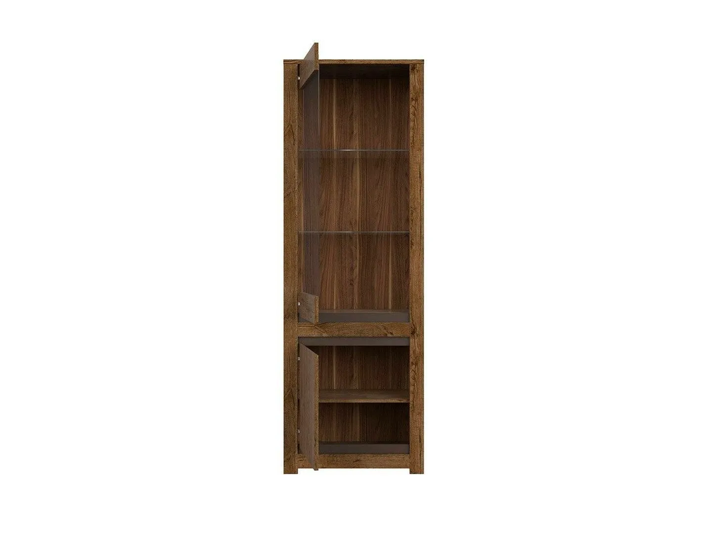 BA-RW105848-4 Moderni vitrina RW105848 su stiklinėmis durelėmis ir lentynomis