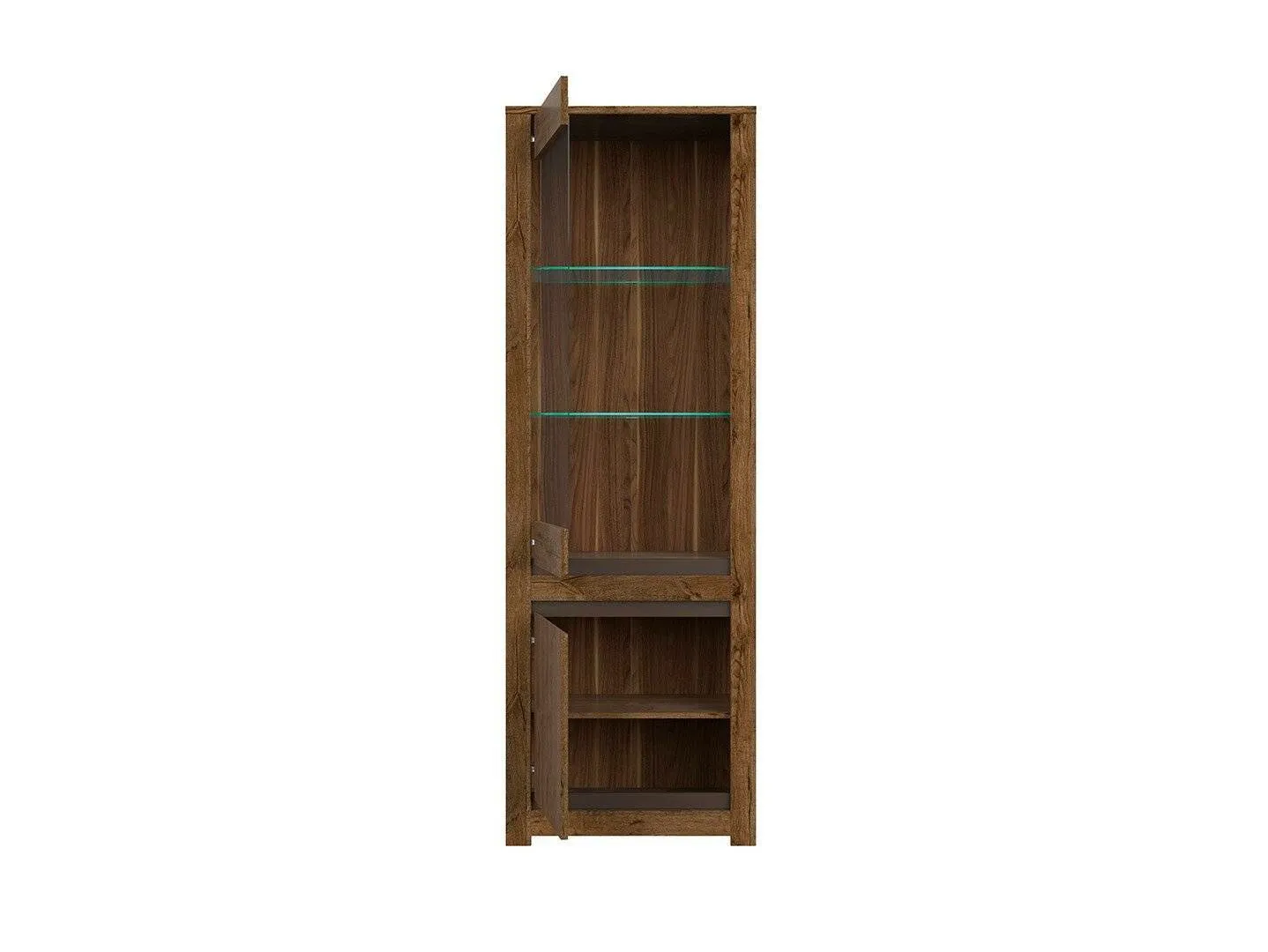 BA-RW105848-9 Moderni vitrina RW105848 su stiklinėmis durelėmis ir lentynomis