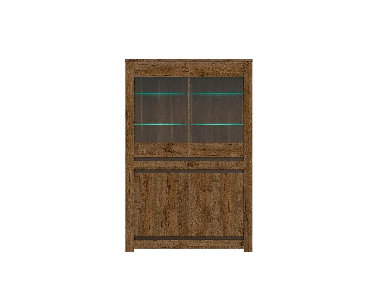 BA-RW105849-5 Moderni vitrina RW105849 su stiklinėmis durelėmis ir lentynomis