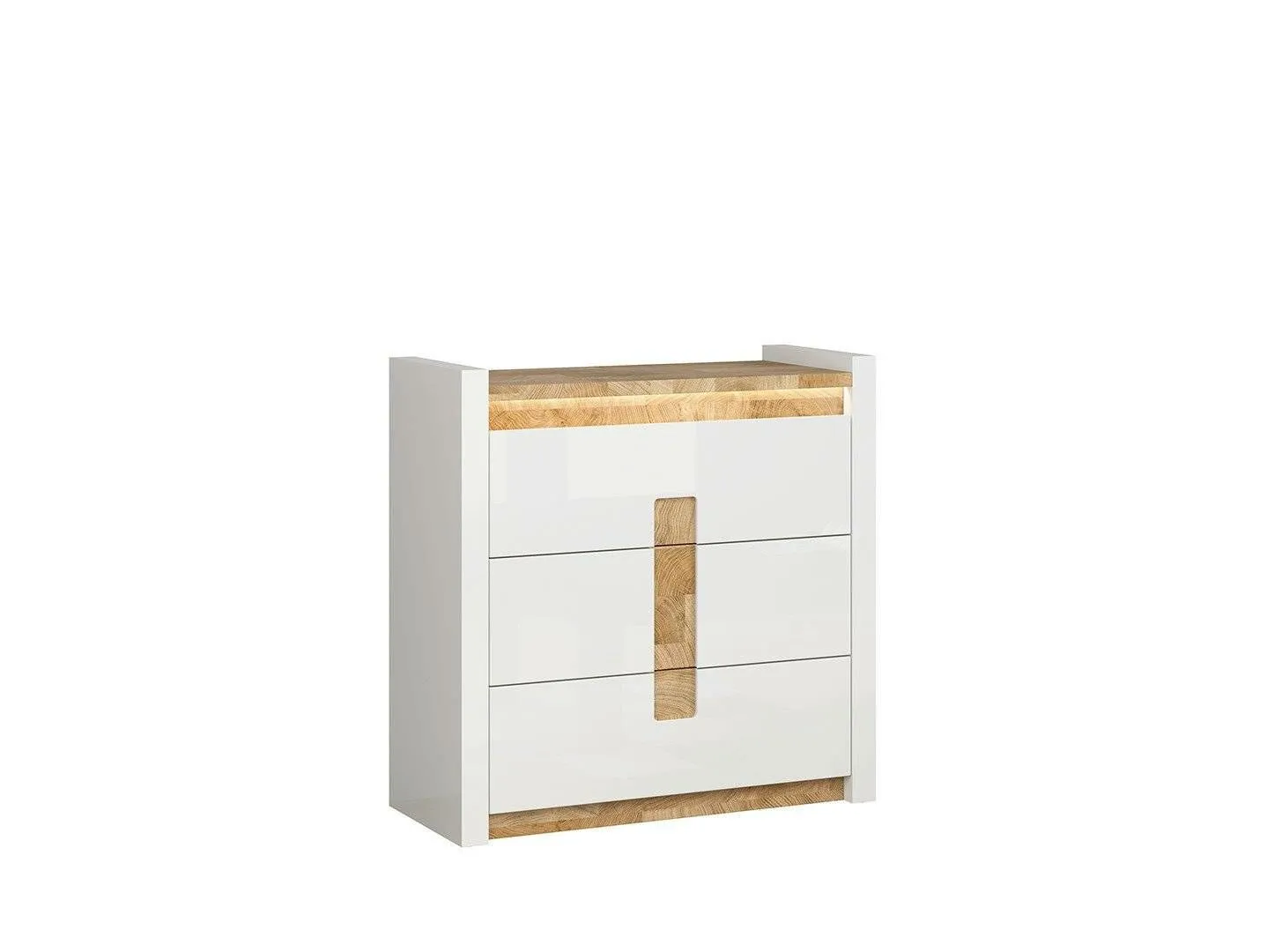 BA-RW106080-2 Moderni komoda RW106080 su stalčiais ir durelėmis
