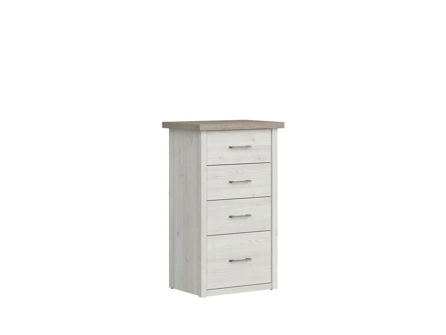 BA-RW106124-2 Moderni komoda RW106124 su stalčiais ir lentynomis