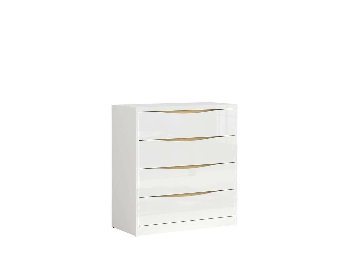 BA-RW106150-2 Moderni komoda L87 su juodu ir ąžuolo dekoru