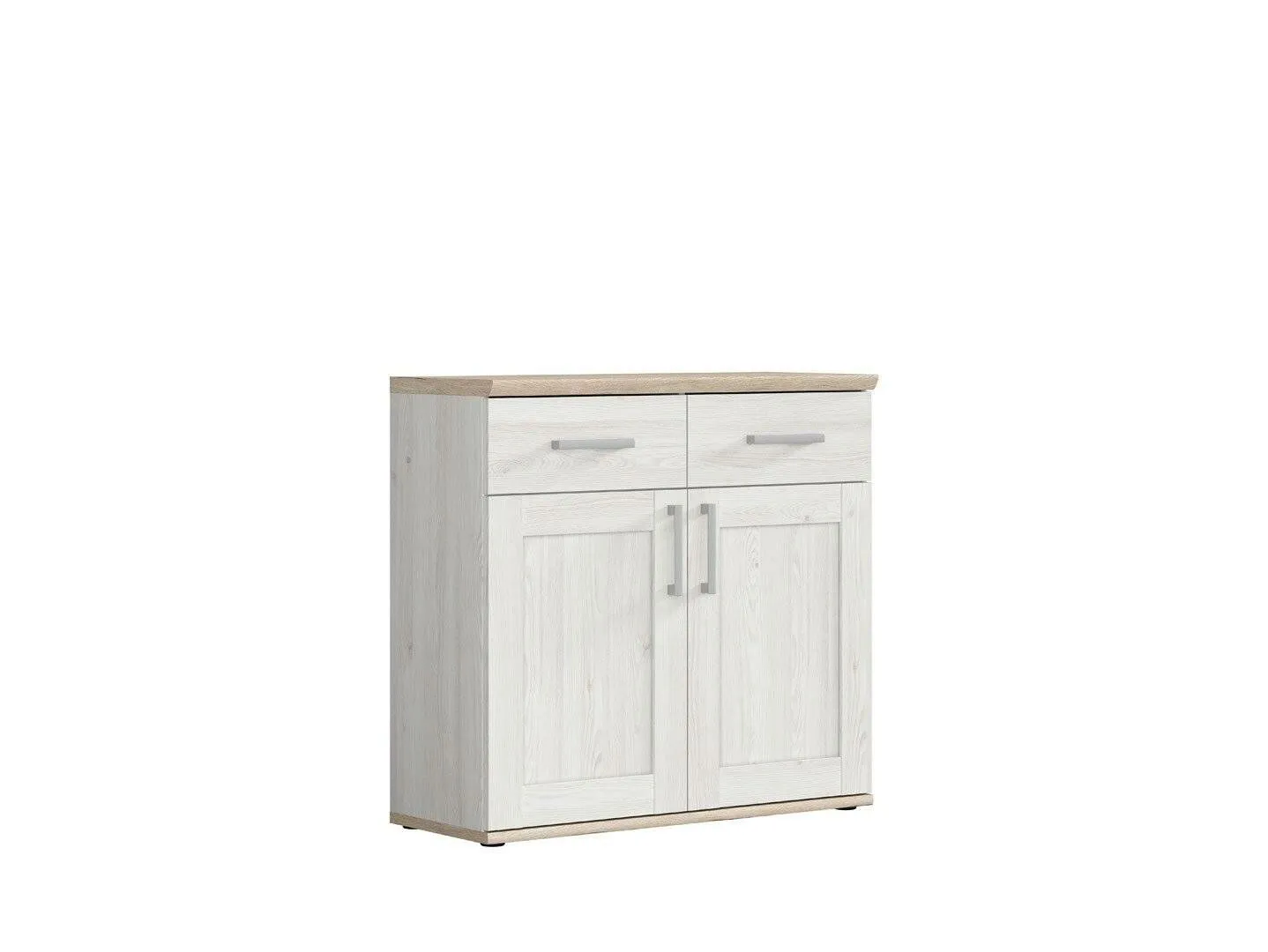 BA-RW106153-2 Moderni komoda RW106153 su stalčiais ir lentynomis