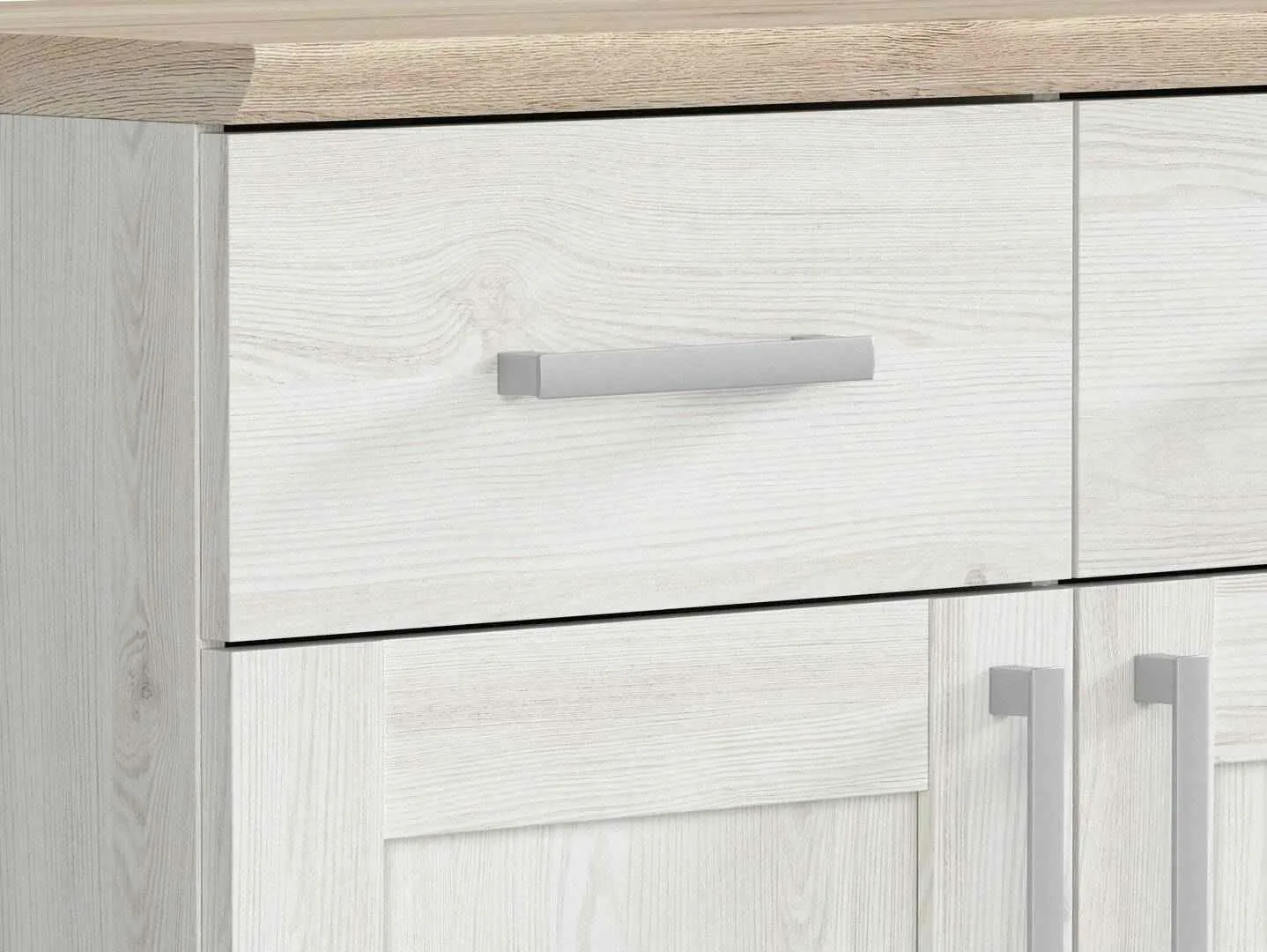BA-RW106155-4 Moderni komoda RW106155 su elegantišku šiuolaikiniu dizainu