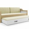 DAWID łóżko 2-poziomowe 200 x 90 BSM biały