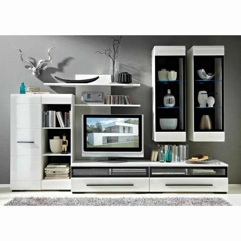 BA-RW100810-6 Moderni Fever lentyna su juodais metaliniais rėmais