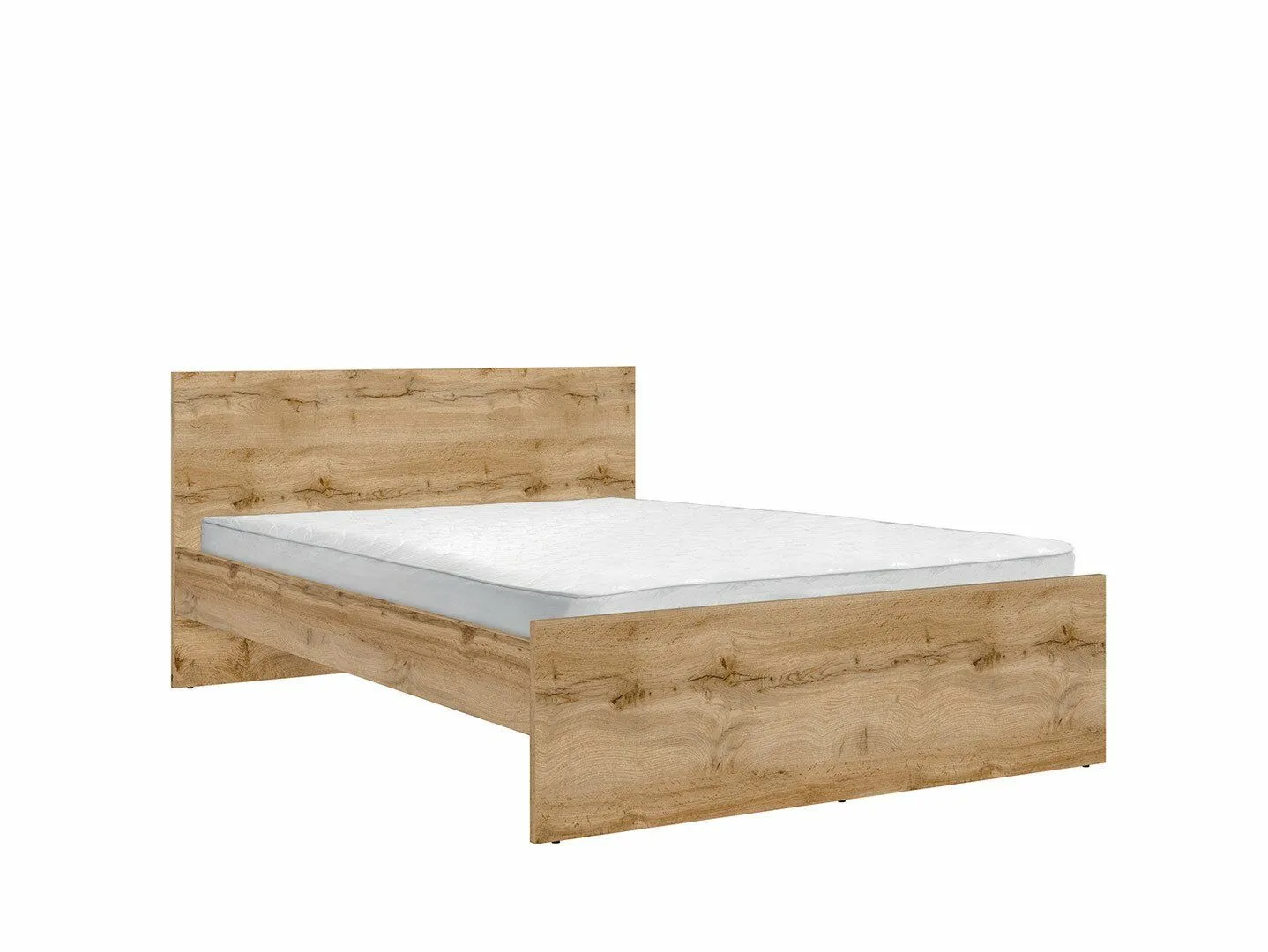 BA-RW105038-4 Moderni dvigulė lova su minkštu galvūgaliu ir patalyne