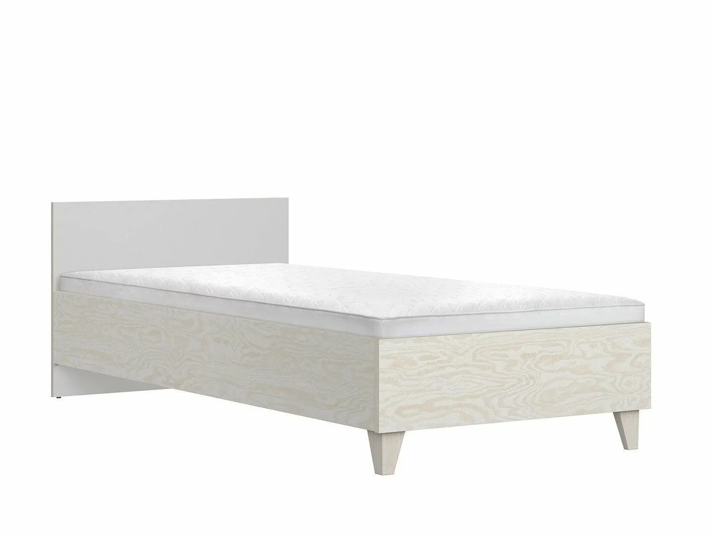 BA-RW105044-4 Šiuolaikiška lova 90 cm su elegantišku galvūgaliu