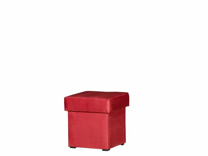 BA-RW105297-2 Stilingas pufas RW105297 su minkštu audiniu ir medinėmis kojelėmis