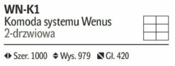 Komoda Wenus WN-K1