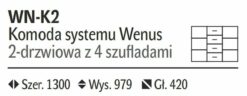 Komoda Wenus WN-K2
