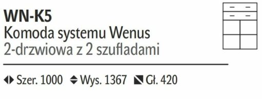 Komoda Wenus WN-K5