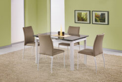 Stalas ALSTON extension table spalva: beige/white