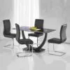 ANTON table spalva: black