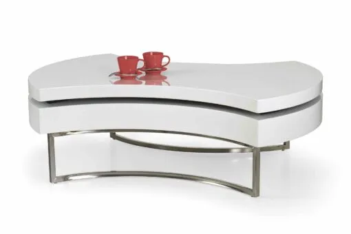 AUREA coffee table spalva: white