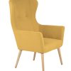 COTTO leisure chair, spalva: mustard