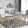 EDWARD extension table, spalva: san remo oak