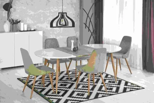 EDWARD extension table, spalva: san remo oak