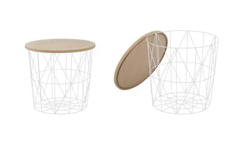MARIFFA c. table, spalva: natural / white