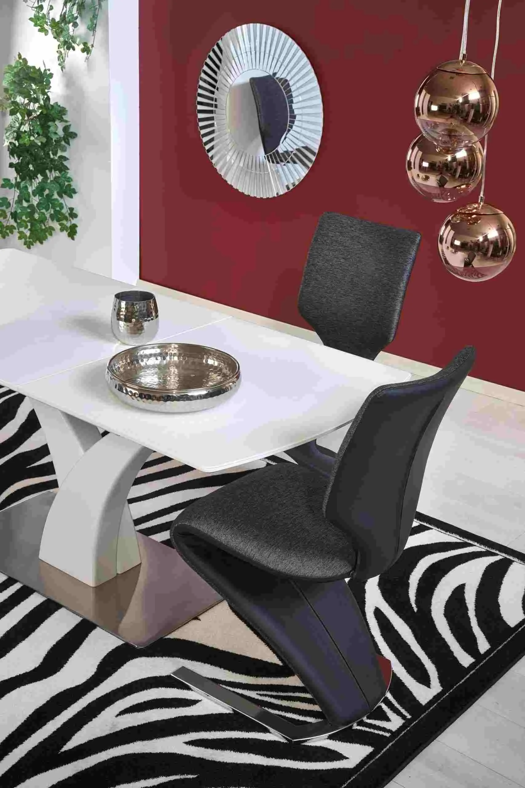 ZO-ZF101156-3 Modernus PALERMO stalas su elegantišku dizainu