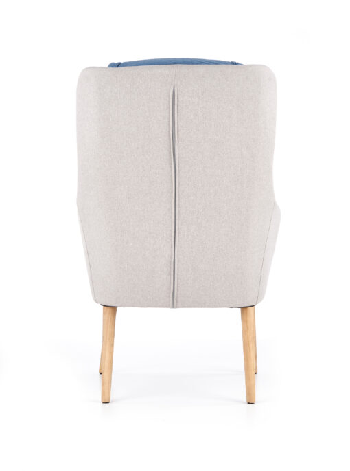 PURIO leisure chair, spalva: light grey / blue