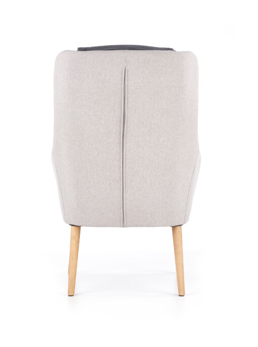 PURIO leisure chair, spalva: light grey / dark grey