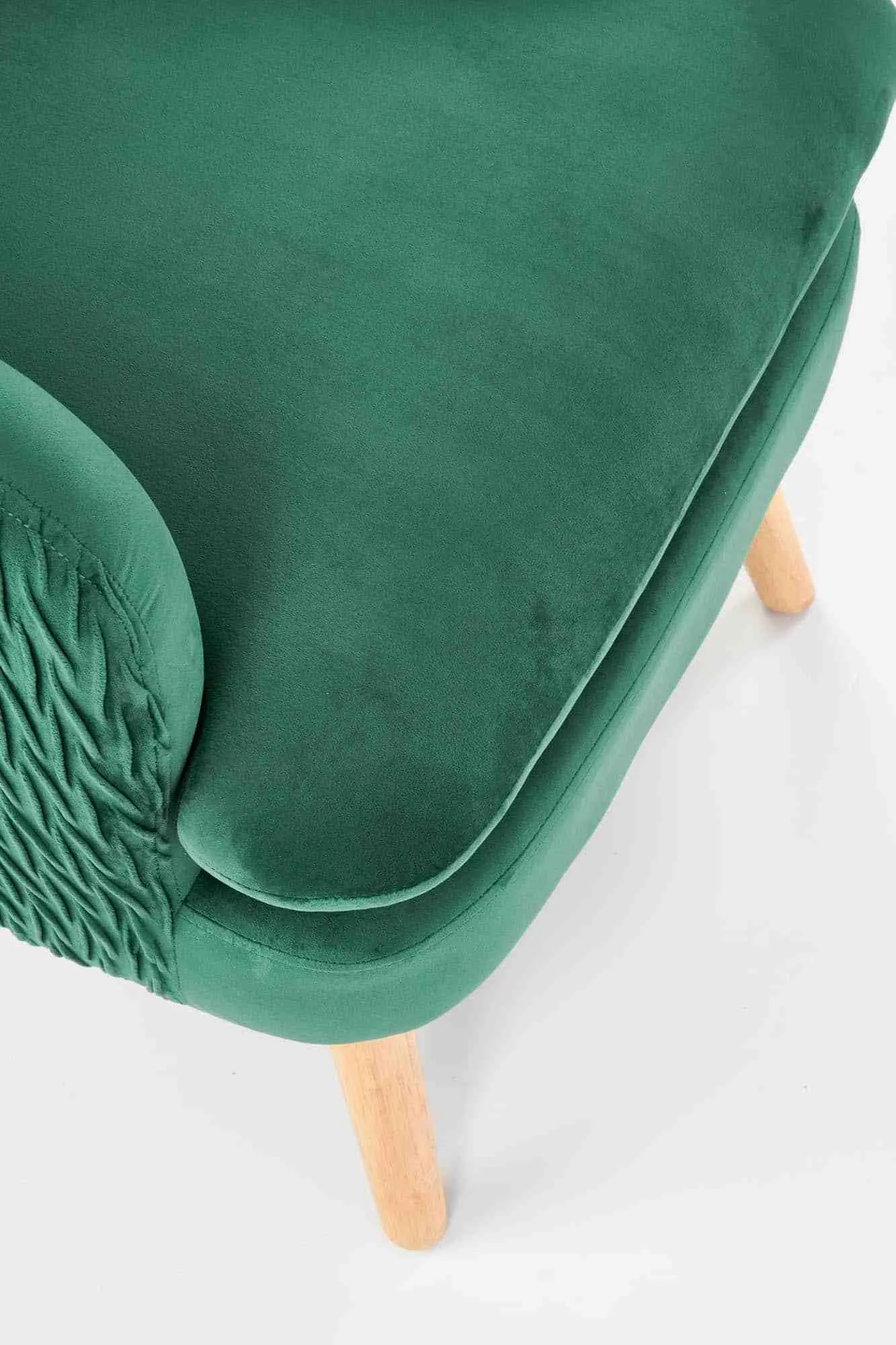 ZO-ZF101212-7 Tamsiai žalia RAVEL lounge kėdė moderniame interjere