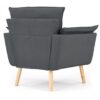 REZZO leisure chair, spalva: dark grey