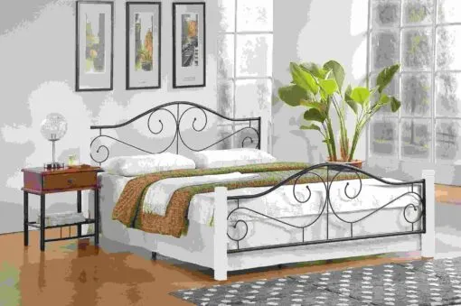Lova VIOLETTA 16 bed, spalva: ecru / black